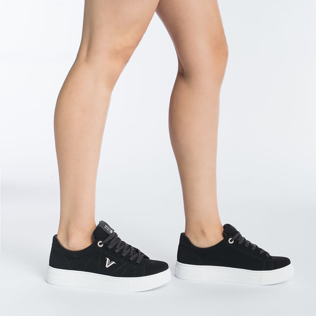 Via Marte Tenis Casual 138-021-01 Preto Sint2